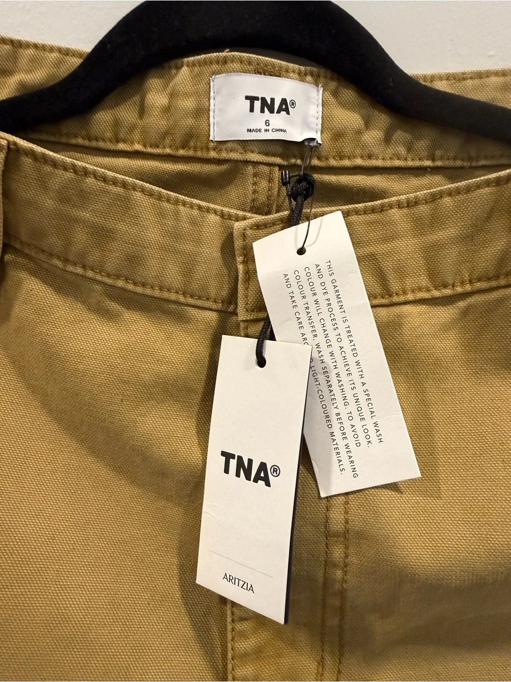 TNA York Pants in vintage topaz tan size 6 - Picture 3 of 7
